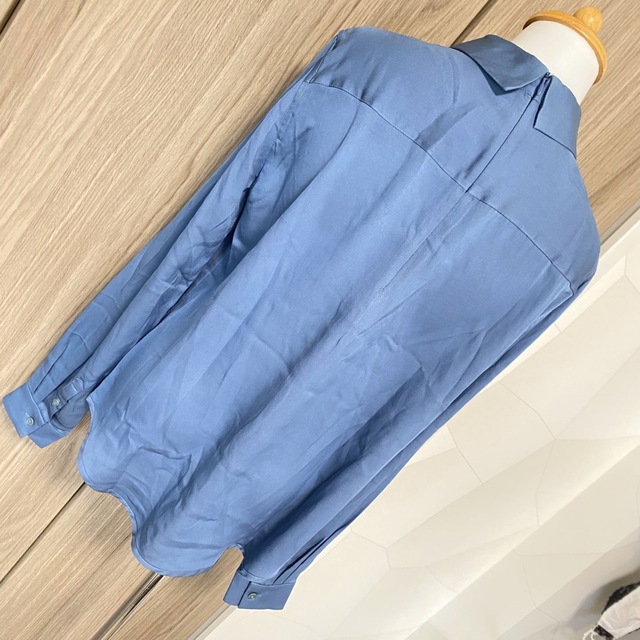 ACNE(アクネ)のAcne SLOAN Silk Zip Top ブラウス レディースのトップス(シャツ/ブラウス(長袖/七分))の商品写真