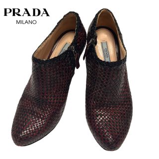 プラダ(PRADA)のPRADA プラダメッシュブーティ(ブーティ)