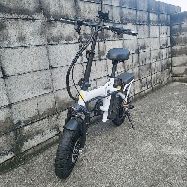 新品 未使用 フル電動 電動アシスト 電動自転車 モペット 折りたたみ式-