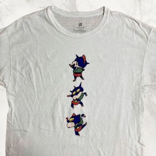 JHQ Hanes ビンテージ 白 くれよんしんちゃん　アクション仮面 Tシャツ(Tシャツ/カットソー(半袖/袖なし))