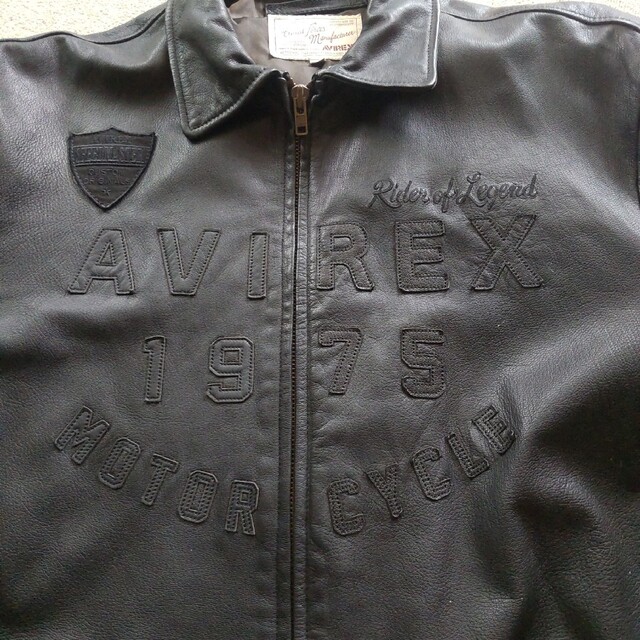 AVIREX - 大きいサイズ AVIREX やぎ革ジャケット 5Lの通販 by AVIREX - 大きいサイズ AVIREX やぎ革ジャケット 5Lの通販 by