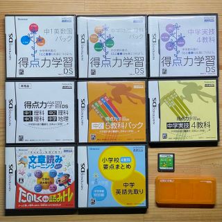 ベネッセ(Benesse)の得点力学習DS + 専用カセットケース(携帯用ゲームソフト)