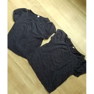 ムジルシリョウヒン(MUJI (無印良品))の無印良品 女の子用Tシャツ 2着セット(Tシャツ/カットソー)