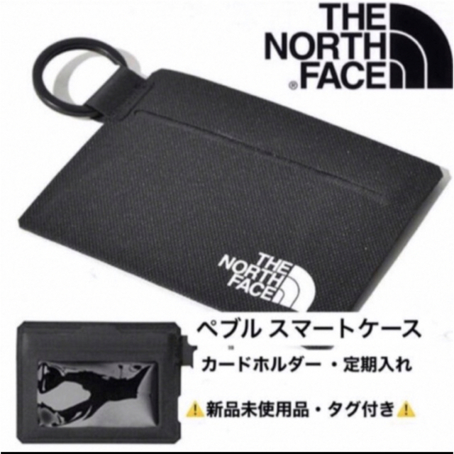 THE NORTH FACE(ザノースフェイス)のノースフェイス/THE NORTH FACE/ペブルスマートケース ブラック メンズのファッション小物(名刺入れ/定期入れ)の商品写真