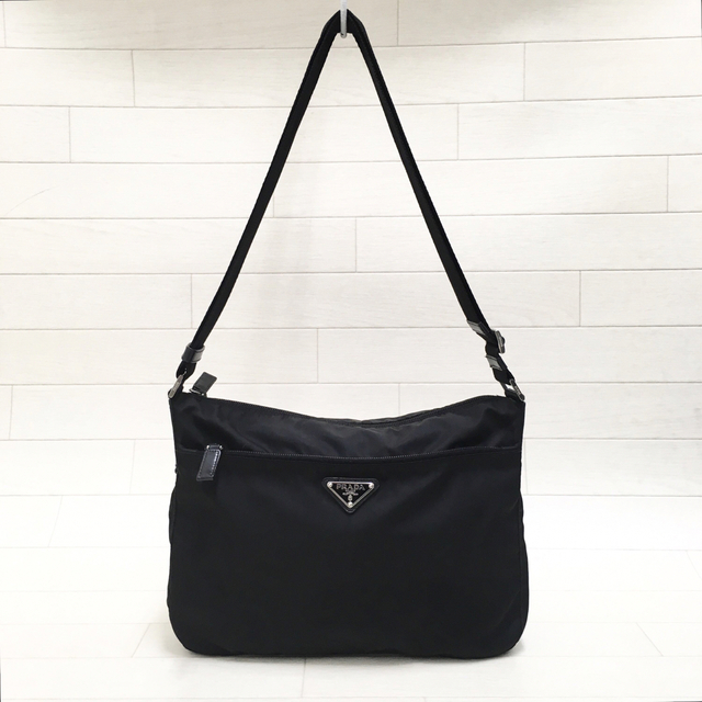 良品・白タグ付☆PRADA TESSUTO VELA ナイロンショルダーバッグ