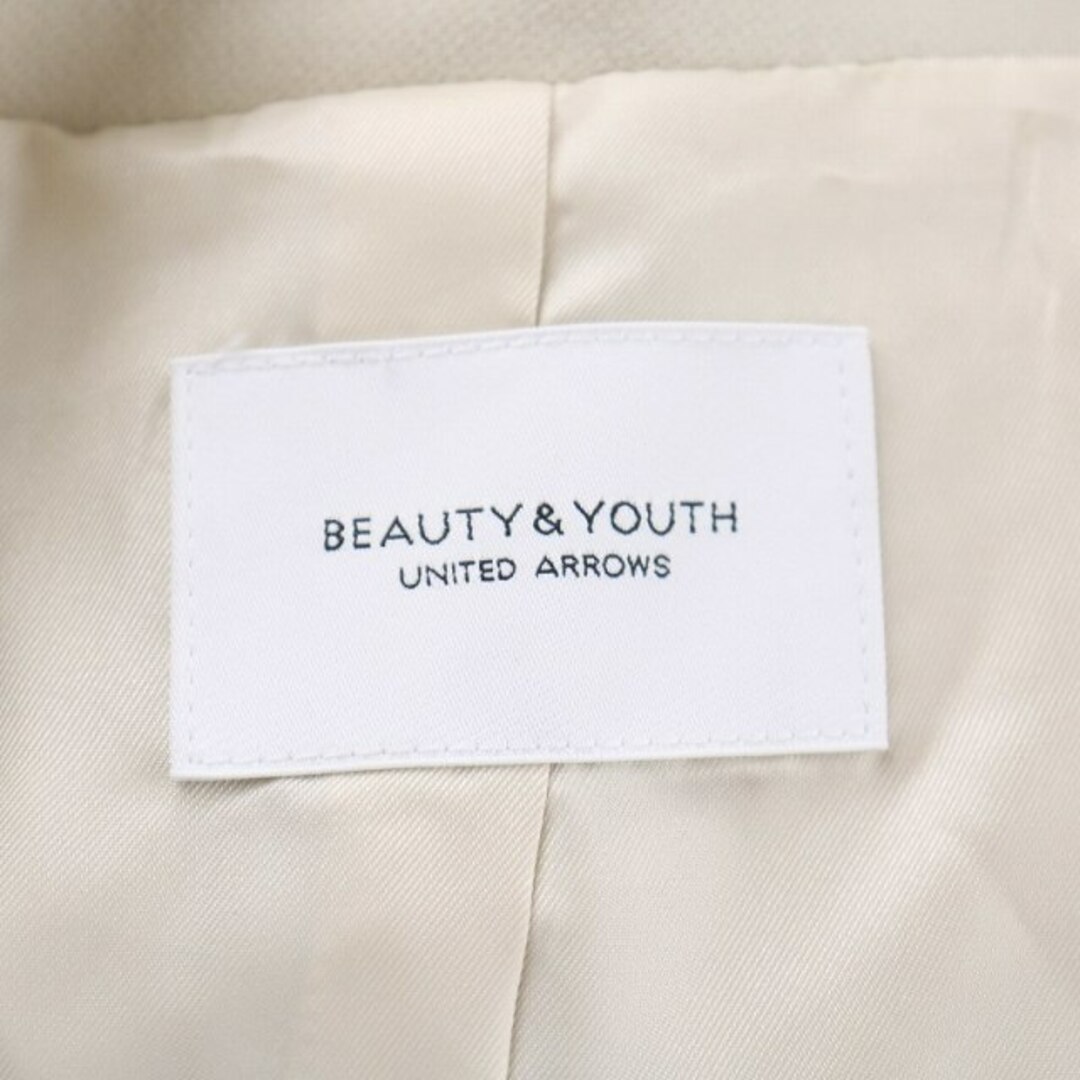 BEAUTY&YOUTH UNITED ARROWS(ビューティアンドユースユナイテッドアローズ)のB&Y ユナイテッドアローズ BY ダブルクロス カラーレス コート M レディースのジャケット/アウター(その他)の商品写真