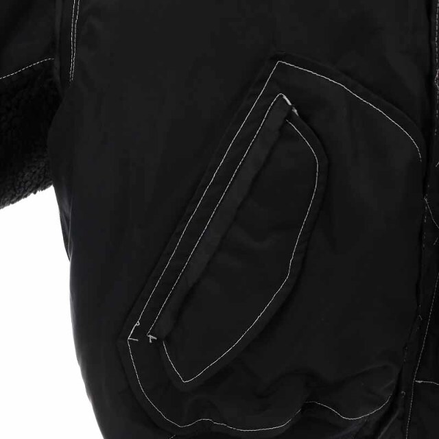 DISCOVERED Boa sleeve MA-1 blouson 1 S 黒