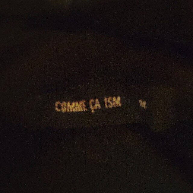 COMME CA ISM(コムサイズム)のCOMME CA ISM コムサイズム フード付きTシャツ 黒 Mサイズ レディースのトップス(Tシャツ(半袖/袖なし))の商品写真