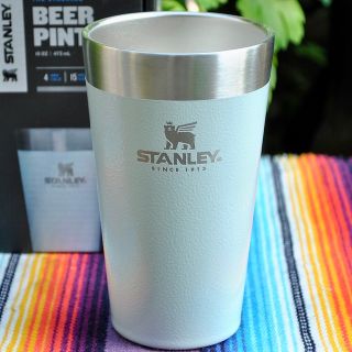 スタンレー(Stanley)のスタンレーSTANLEYスタッキング真空パイント【日本限定】アクアブルー正規品(食器)