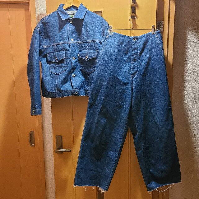 Levi's(リーバイス)のウエストオーバーオールズ　ジャーナルスタンダード別注　デニム　セットアップ メンズのジャケット/アウター(Gジャン/デニムジャケット)の商品写真