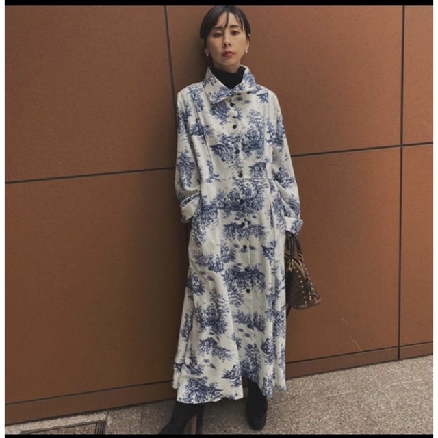 アメリ　NDRESSED AVA TURTLE NECK DRESS マキシ