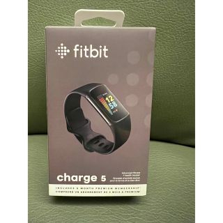 【新品未開封】fitbit charge5 black(腕時計(デジタル))