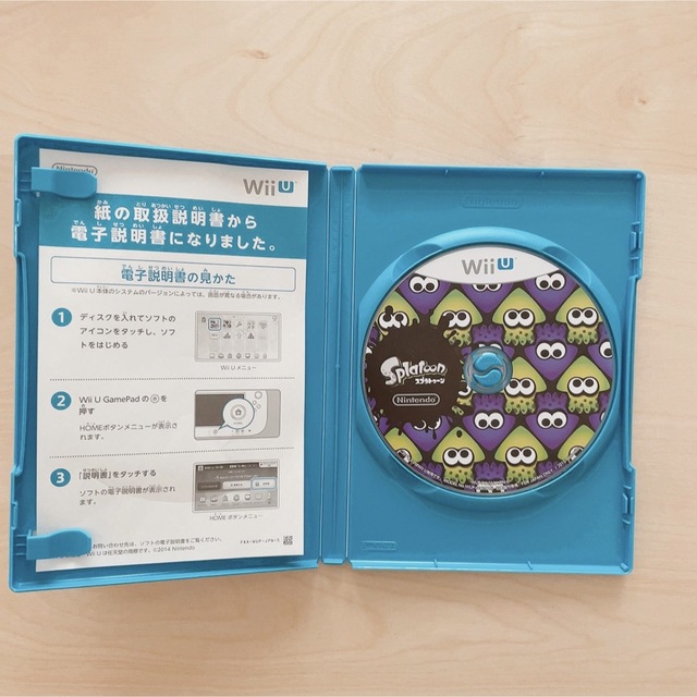 任天堂(ニンテンドウ)の美品 Splatoon（スプラトゥーン） Wii U エンタメ/ホビーのゲームソフト/ゲーム機本体(家庭用ゲームソフト)の商品写真