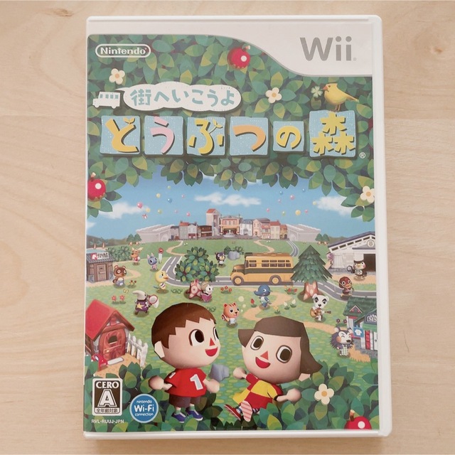 任天堂(ニンテンドウ)の美品 街へいこうよ どうぶつの森 Wii エンタメ/ホビーのゲームソフト/ゲーム機本体(家庭用ゲームソフト)の商品写真