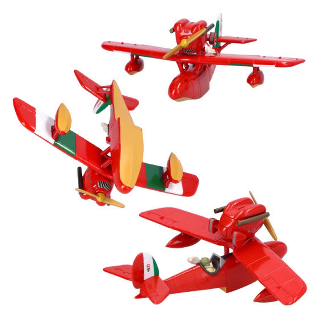 新品未開封】スタジオジブリ 紅の豚 ポルコごっこ サボイアS.21 代引き