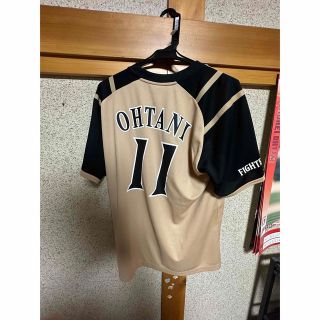 ホッカイドウニホンハムファイターズ(北海道日本ハムファイターズ)の大谷翔平　ユニフォーム。応援セット。Mサイズ。値引き可能。(応援グッズ)