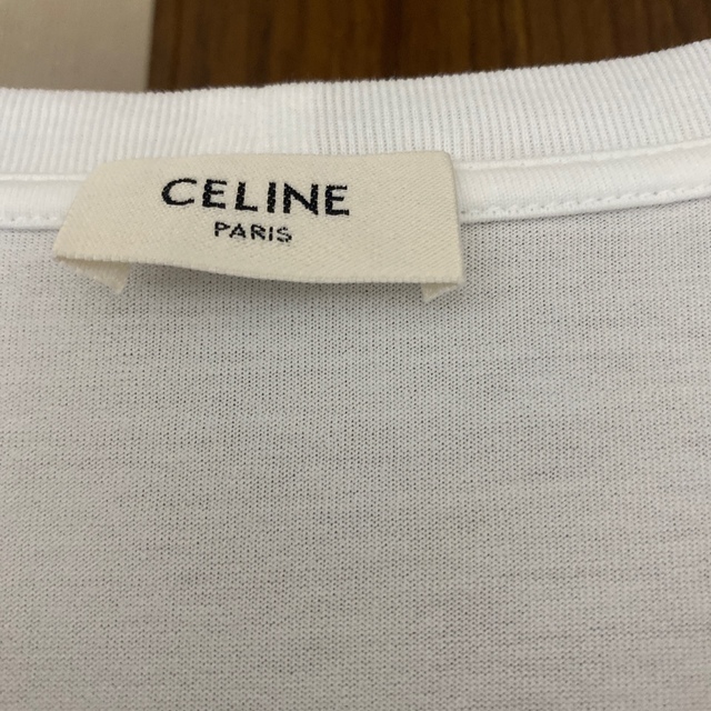 celine(セリーヌ)のセリーヌ　ロゴTシャツ　レディースＬ　★お値下げ★ レディースのトップス(Tシャツ(半袖/袖なし))の商品写真