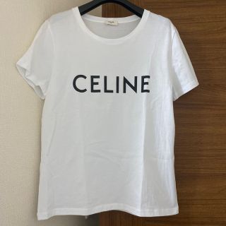 セリーヌ(celine)のセリーヌ　ロゴTシャツ　レディースＬ　★お値下げ★(Tシャツ(半袖/袖なし))