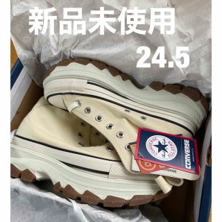 コンバース(CONVERSE)のconverse トレックウェーブ 24.5cm バターホワイト(スニーカー)