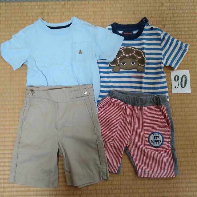 GAP(ギャップ)の90cm 男の子　夏物セット キッズ/ベビー/マタニティのキッズ服男の子用(90cm~)(Tシャツ/カットソー)の商品写真