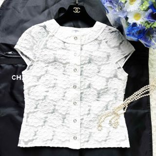 CHANEL - 美品 CHANEL シャネル エンブロイダリー 花柄 ジャケット