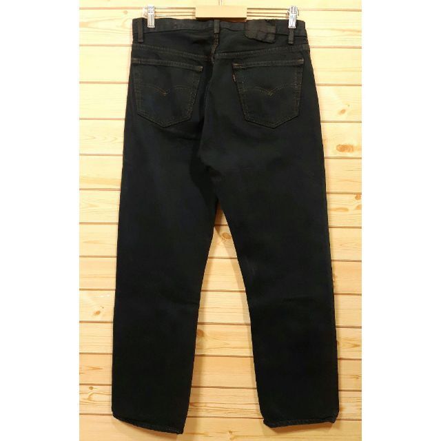 【美品】　リーバイス　702　ブラックデニム　W 34　ストレート　Levis