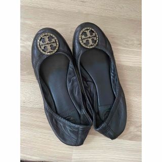 トリーバーチ(Tory Burch)の22.5cm トリーバーチ フラットバレエシューズ(バレエシューズ)