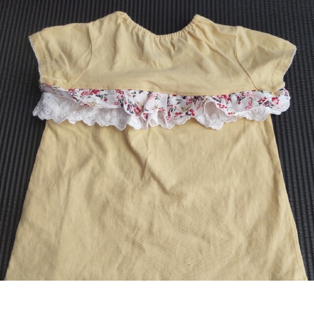 女の子　半袖カットソー　3枚組　サイズ110 キッズ/ベビー/マタニティのキッズ服女の子用(90cm~)(Tシャツ/カットソー)の商品写真