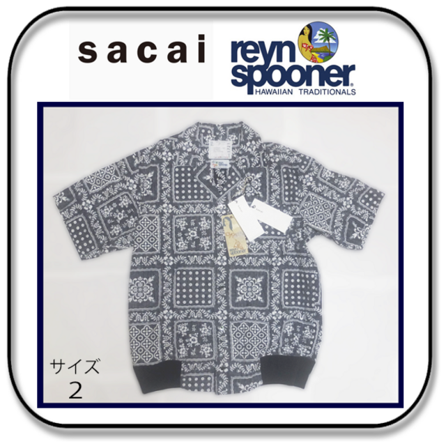 sacai x reyn spooner アロハシャツ(半袖) 2「M」 おすすめ www