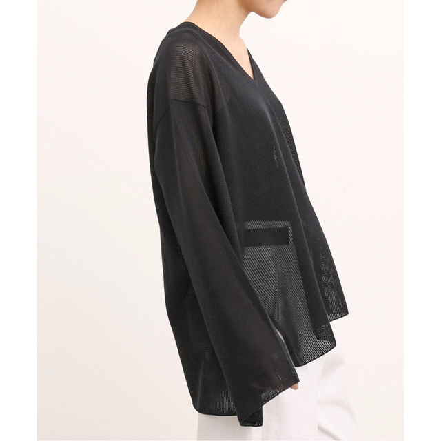 L'Appartement DEUXIEME CLASSE(アパルトモンドゥーズィエムクラス)のPIMA COTTON SILK VNECK KNIT   レディースのトップス(ニット/セーター)の商品写真