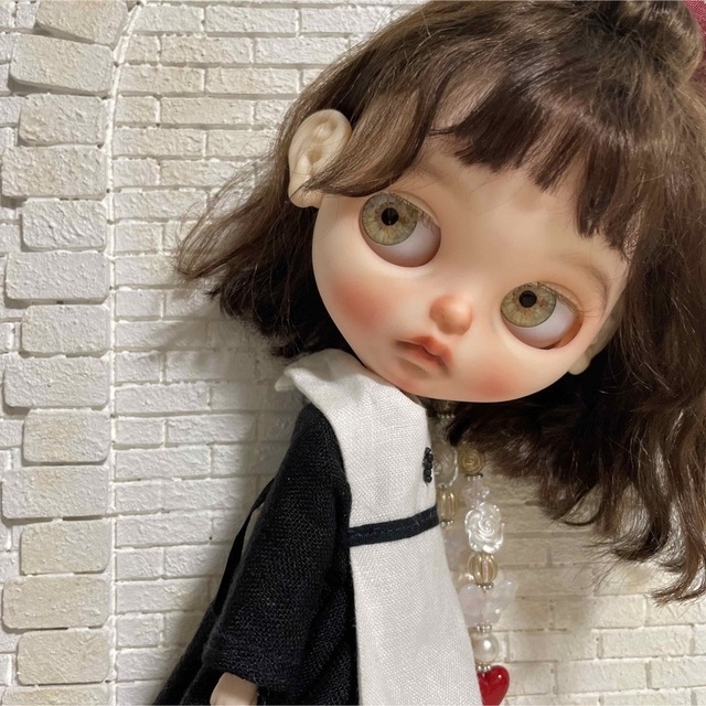 GWSALE【min doll】カスタムアイシードール/モヘアウィッグ/耳付き