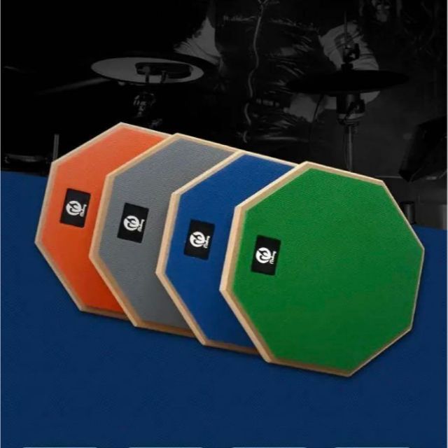 A91-1ドラムパッドトレーニングパッド初心者練習用打楽器太鼓オレンジ橙色新品” 楽器のドラム(セット)の商品写真