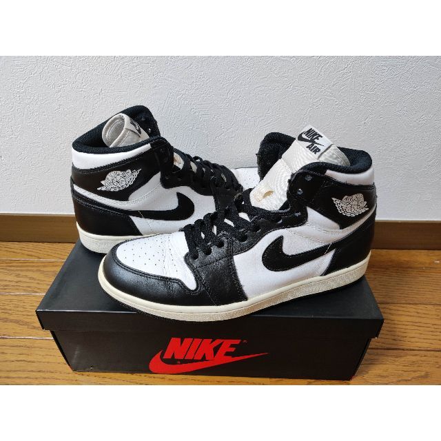 NIKE AIR JORDAN 1 RETRO HIGH OG 白黒 2014