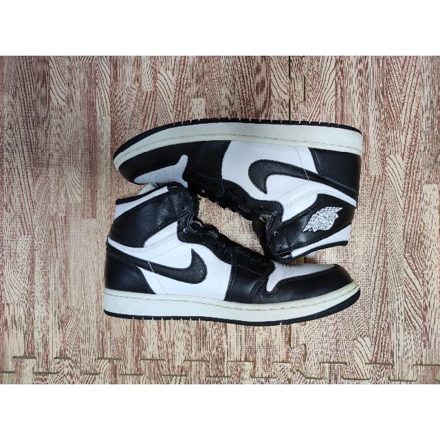 NIKE - NIKE AIR JORDAN 1 RETRO HIGH OG 白黒 2014の通販 by