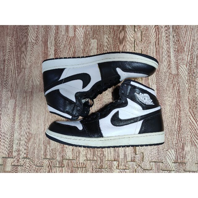NIKE - NIKE AIR JORDAN 1 RETRO HIGH OG 白黒 2014の通販 by