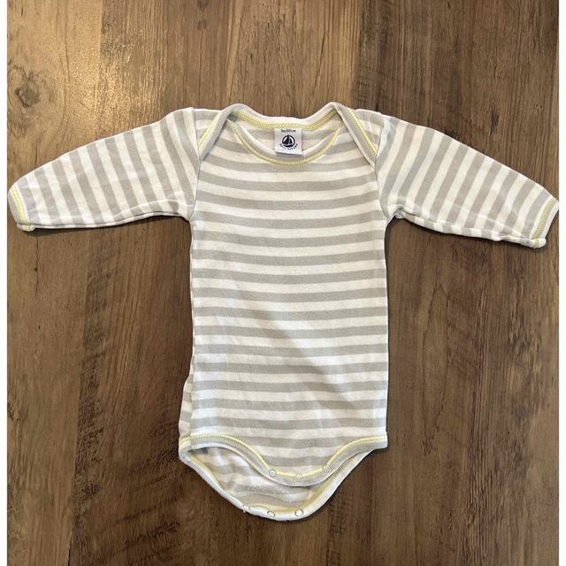 PETIT BATEAU(プチバトー)のプチバトー　ロンパース　6枚セット キッズ/ベビー/マタニティのベビー服(~85cm)(ロンパース)の商品写真