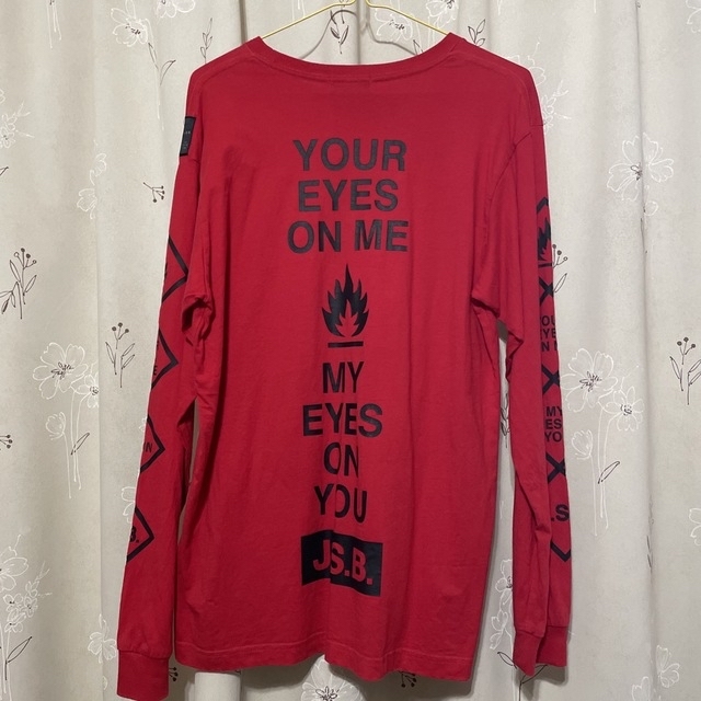 三代目 J Soul Brothers(サンダイメジェイソウルブラザーズ)のJ.S.BロンT（赤） メンズのトップス(Tシャツ/カットソー(七分/長袖))の商品写真