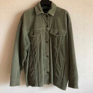 ザラ(ZARA)のZARA  コーデュロイ　ミリタリージャケット　アウター　ブルゾン(ミリタリージャケット)