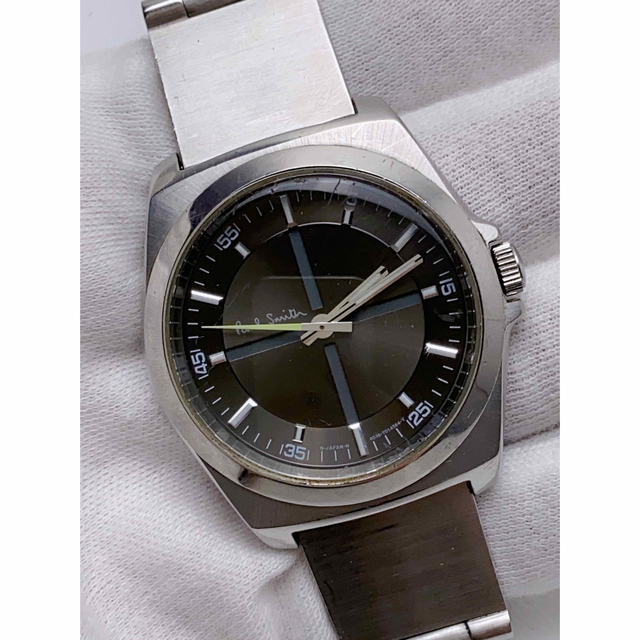 T542 ポールスミス Paul Smith ブラック文字盤 メンズ 腕時計