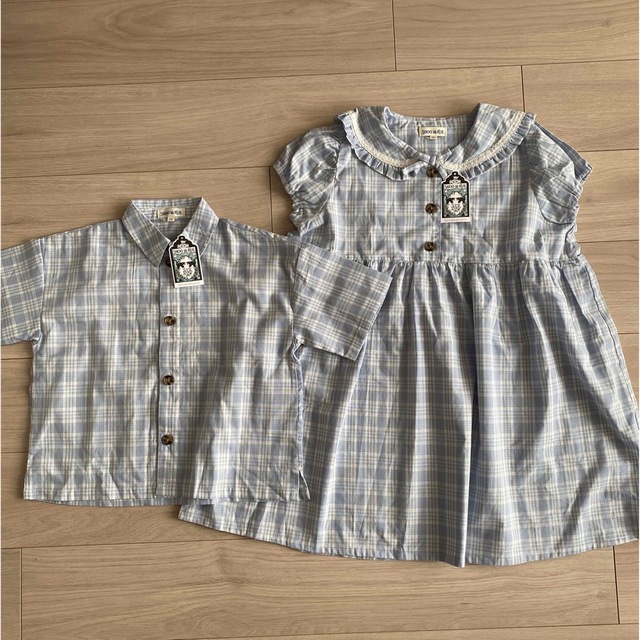 SHOO・LA・RUE(シューラルー)のSHOO・LA・RUE セーラー衿ワンピース 130cm キッズ/ベビー/マタニティのキッズ服女の子用(90cm~)(ワンピース)の商品写真