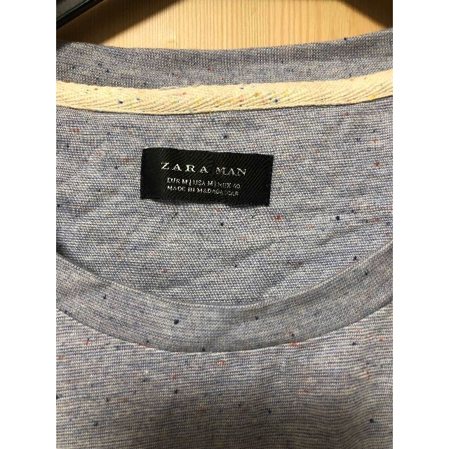 ZARA(ザラ)の未使用ZARAカジュアルTシャツMサイズ メンズのトップス(Tシャツ/カットソー(半袖/袖なし))の商品写真