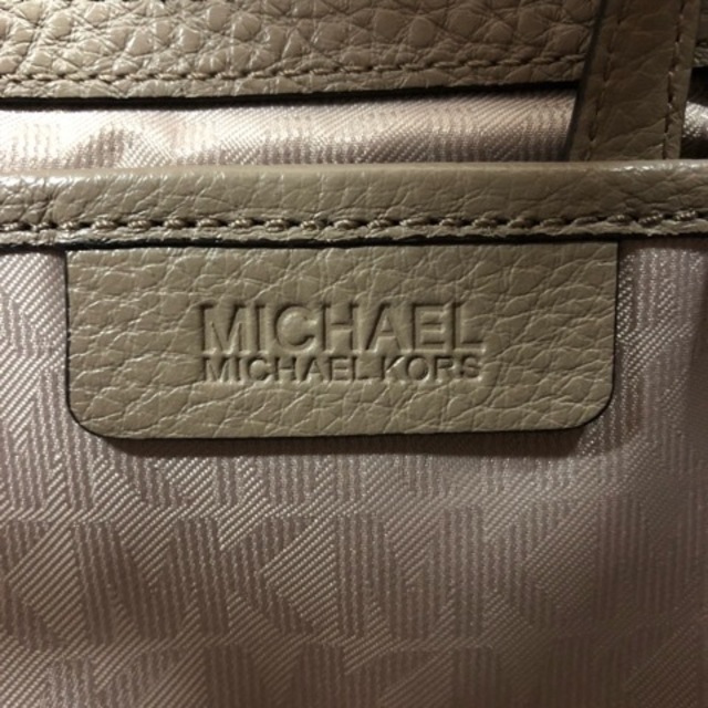 マイケルコース MICHAEL KORS ハンドバッグ 無地 モカ ゴールド