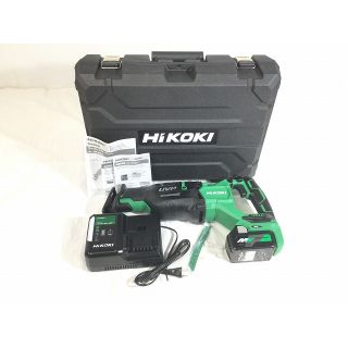 ☆未使用品☆HiKOKI ハイコーキ 36V 充電式レシプロソー CR36DA(XP) マルチボルトバッテリー1個 充電器1個 ケース付き 71052