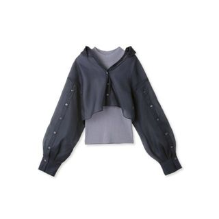 SNIDEL - 【WEB限定】エコファーキャミ&カーディガンSETの通販 by