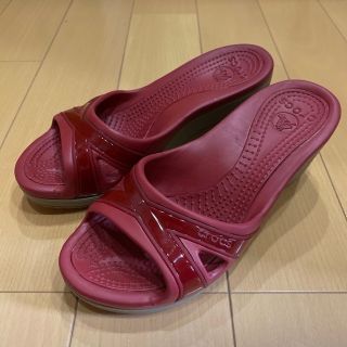 クロックス(crocs)のクロックス　ササリー　ジニー  w6 ピンク(サンダル)