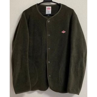 DANTON ダントン ノーカラージャケット オリーブ 40