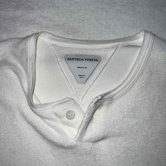 ボッテガ Bottega ヘンリーネックTシャツ XS タオル生地 白 美品 2