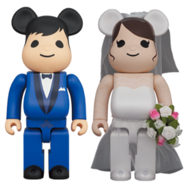 BE@RBRICK グリーティング結婚 4 PLUS 400％1000%