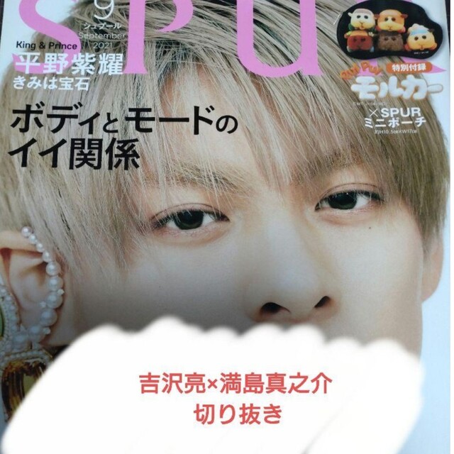 【吉沢亮×満島真之介】SPUR 2021年9月号切り抜き エンタメ/ホビーの雑誌(アート/エンタメ/ホビー)の商品写真