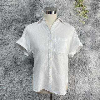 専用です♡ラルフローレン アイレットポロシャツブラウス ホワイト